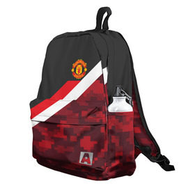 Рюкзак 3D с принтом Manchester United Sport Camo в Санкт-Петербурге, 100% полиэстер | лямки с регулируемой длиной, сверху петелька, чтобы рюкзак можно было повесить на вешалку. Основное отделение закрывается на молнию, как и внешний карман. Внутри два дополнительных кармана, один из которых закрывается на молнию. По бокам два дополнительных кармашка | emirates | fc | manchester united | абстракция | геометрия | зож | клуб | линии | манчестер юнайтед | модные | мяч | россии | спорт | спортивные | стиль | тренды | футбол | футбольный клуб | экстрим | эмблема