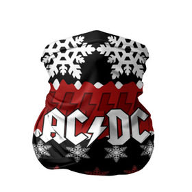 Бандана-труба 3D с принтом Праздничный AC/DC в Санкт-Петербурге, 100% полиэстер, ткань с особыми свойствами — Activecool | плотность 150‒180 г/м2; хорошо тянется, но сохраняет форму | Тематика изображения на принте: ac dc | acdc | for those about to ro | австралийская | ангус янг | блюз рок | головы | группа | знак | красный | крис слэйд | музыканты | надпись | новогодний | новый год | певцы | праздник | рождество | рок | рок н ролл