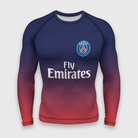 Мужской рашгард 3D с принтом PSG SPORT ORIGINAL GRADIENT   ПСЖ в Санкт-Петербурге,  |  | fc | fly emirates | paris | psg | лого | париж | псж | спорт | спортивные | фк | футбольный клуб