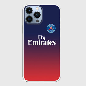 Чехол для iPhone 13 Pro Max с принтом PSG SPORT ORIGINAL GRADIENT   ПСЖ в Санкт-Петербурге,  |  | Тематика изображения на принте: fc | fly emirates | paris | psg | лого | париж | псж | спорт | спортивные | фк | футбольный клуб