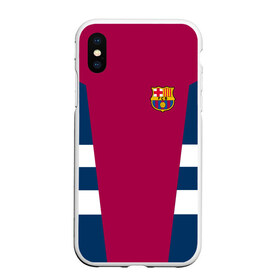 Чехол для iPhone XS Max матовый с принтом FC Barcelona 2018 Vintage в Санкт-Петербурге, Силикон | Область печати: задняя сторона чехла, без боковых панелей | fc | fc barcelona | fcb | fly emirates | ronaldo | абстракция | барселона | геометрия | зож | клуб | линии | месси | модные | мяч | реал мадрид | спорт | спортивные | тренды | футбол | футбольный клуб | эмблема