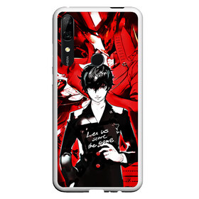 Чехол для Honor P Smart Z с принтом persona 5 в Санкт-Петербурге, Силикон | Область печати: задняя сторона чехла, без боковых панелей | Тематика изображения на принте: акира курусу | анн такамаки | мона | морган | моргана | пантера | саэ ниидзима | трикстер | узник