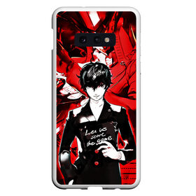 Чехол для Samsung S10E с принтом persona 5 в Санкт-Петербурге, Силикон | Область печати: задняя сторона чехла, без боковых панелей | Тематика изображения на принте: акира курусу | анн такамаки | мона | морган | моргана | пантера | саэ ниидзима | трикстер | узник