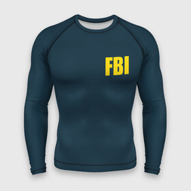 Мужской рашгард 3D с принтом FBI в Санкт-Петербурге,  |  | fbi jacket | special forces | спецслужбы | фбр | федеральное бюро расследований