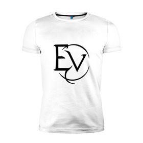 Мужская футболка премиум с принтом Evanescence в Санкт-Петербурге, 92% хлопок, 8% лайкра | приталенный силуэт, круглый вырез ворота, длина до линии бедра, короткий рукав | Тематика изображения на принте: 