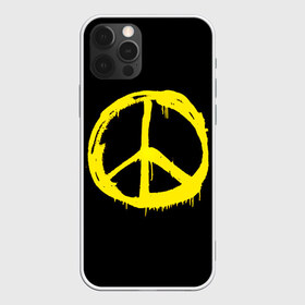 Чехол для iPhone 12 Pro Max с принтом Peace в Санкт-Петербурге, Силикон |  | Тематика изображения на принте: peace | vppdgryphon | арт | краска | мирный | миролюбивый | пацифик | прикольные | хиппи | цветные