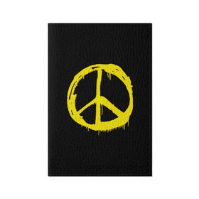 Обложка для паспорта матовая кожа с принтом Peace в Санкт-Петербурге, натуральная матовая кожа | размер 19,3 х 13,7 см; прозрачные пластиковые крепления | peace | vppdgryphon | арт | краска | мирный | миролюбивый | пацифик | прикольные | хиппи | цветные