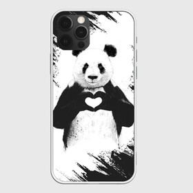 Чехол для iPhone 12 Pro Max с принтом Panda love в Санкт-Петербурге, Силикон |  | Тематика изображения на принте: 14 февраля | love | panda | panda love | день святого валентина | любовь | панда