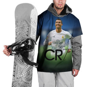 Накидка на куртку 3D с принтом Криштиану Роналду #3 в Санкт-Петербурге, 100% полиэстер |  | cristiano ronaldo | fifa | madrid | portugal | real | respect | uefa | автограф | игрок | криштиану | лучший | мадрид | мира | португалия | реал | роналду | сборная | футбол