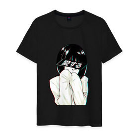 Мужская футболка хлопок с принтом LOVE (Japanese) в Санкт-Петербурге, 100% хлопок | прямой крой, круглый вырез горловины, длина до линии бедер, слегка спущенное плечо. | Тематика изображения на принте: люблю