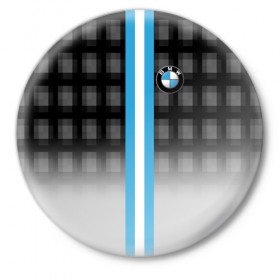Значок с принтом BMW Creative Collection в Санкт-Петербурге,  металл | круглая форма, металлическая застежка в виде булавки | Тематика изображения на принте: 