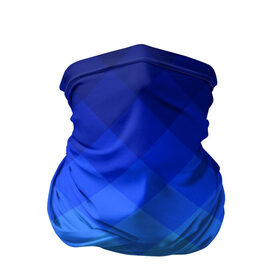 Бандана-труба 3D с принтом Blue geometria в Санкт-Петербурге, 100% полиэстер, ткань с особыми свойствами — Activecool | плотность 150‒180 г/м2; хорошо тянется, но сохраняет форму | blue | geometria | абстракция | бирюза | бирюзовый | геометрия | куб | синий