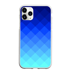 Чехол для iPhone 11 Pro матовый с принтом Blue geometria в Санкт-Петербурге, Силикон |  | Тематика изображения на принте: blue | geometria | абстракция | бирюза | бирюзовый | геометрия | куб | синий