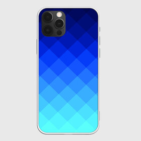 Чехол для iPhone 12 Pro Max с принтом Blue geometria в Санкт-Петербурге, Силикон |  | Тематика изображения на принте: blue | geometria | абстракция | бирюза | бирюзовый | геометрия | куб | синий