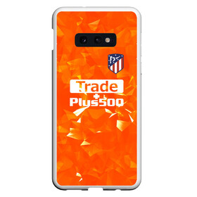 Чехол для Samsung S10E с принтом Atletico Madrid Original #5 в Санкт-Петербурге, Силикон | Область печати: задняя сторона чехла, без боковых панелей | Тематика изображения на принте: атлетико мадрид | полосы | эмблема