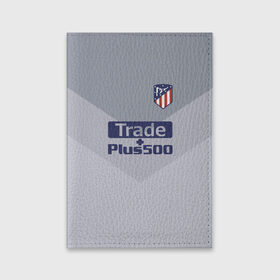 Обложка для паспорта матовая кожа с принтом Atletico Madrid Original #9 в Санкт-Петербурге, натуральная матовая кожа | размер 19,3 х 13,7 см; прозрачные пластиковые крепления | 