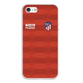 Чехол для iPhone 5/5S матовый с принтом Atletico Madrid Original #10 в Санкт-Петербурге, Силикон | Область печати: задняя сторона чехла, без боковых панелей | Тематика изображения на принте: атлетико мадрид | эмблема