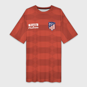 Платье-футболка 3D с принтом Atletico Madrid Original 10 в Санкт-Петербурге,  |  | Тематика изображения на принте: атлетико мадрид | эмблема