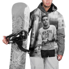 Накидка на куртку 3D с принтом Rami Malek в Санкт-Петербурге, 100% полиэстер |  | Тематика изображения на принте: mr robot | rami malek | мистер робот | рами малек