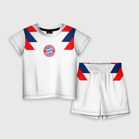 Детский костюм с шортами 3D с принтом Bayern Munchen  FC Bayern 2022 в Санкт-Петербурге,  |  | Тематика изображения на принте: 0x000000123 | bayern munchen | black | fcb | football | premium | бавария мюнхен | футбол | чёрный