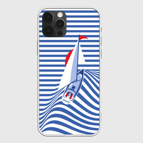 Чехол для iPhone 12 Pro Max с принтом Яхта в Санкт-Петербурге, Силикон |  | Тематика изображения на принте: flag | joke | prank | sail | sea | stripes | water | waves | yacht vest | вода | волны | море | парус | полосы | прикол | тельняшка | флаг | шутка | яхта