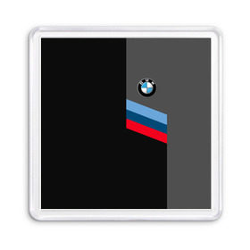 Магнит 55*55 с принтом BMW Brand Tricolor в Санкт-Петербурге, Пластик | Размер: 65*65 мм; Размер печати: 55*55 мм | bmw | автомобильные | бмв | машины