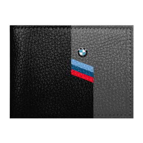 Обложка для студенческого билета с принтом BMW Brand Tricolor в Санкт-Петербурге, натуральная кожа | Размер: 11*8 см; Печать на всей внешней стороне | bmw | автомобильные | бмв | машины