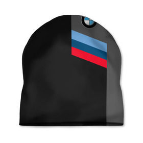Шапка 3D с принтом BMW Brand Tricolor в Санкт-Петербурге, 100% полиэстер | универсальный размер, печать по всей поверхности изделия | bmw | автомобильные | бмв | машины