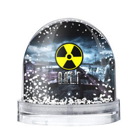 Снежный шар с принтом S.T.A.L.K.E.R. - О.Л.Е.Г. в Санкт-Петербурге, Пластик | Изображение внутри шара печатается на глянцевой фотобумаге с двух сторон | stalker | игра | имя | олег | припять | радиация | сталкер | чернобыль