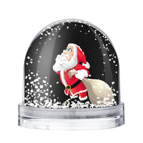 Водяной шар с принтом Санта в Санкт-Петербурге, Пластик | Изображение внутри шара печатается на глянцевой фотобумаге с двух сторон | christmas | new year | дед мороз | елка | зима | клаус | метель | мороз | новый год | праздник | рождество | санта | снег | снеговик | снегурочка