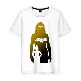 Мужская футболка хлопок с принтом Необычная девушка в Санкт-Петербурге, 100% хлопок | прямой крой, круглый вырез горловины, длина до линии бедер, слегка спущенное плечо. | 