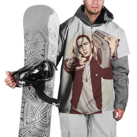 Накидка на куртку 3D с принтом Eminem Art в Санкт-Петербурге, 100% полиэстер |  | art | eminem | hip hop | rap | rap god | арт | брюс | бумбокс | маршалл | мэтерс | рэп | хим хоп | эминем