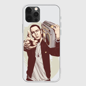 Чехол для iPhone 12 Pro с принтом Eminem Art в Санкт-Петербурге, силикон | область печати: задняя сторона чехла, без боковых панелей | art | eminem | hip hop | rap | rap god | арт | брюс | бумбокс | маршалл | мэтерс | рэп | хим хоп | эминем