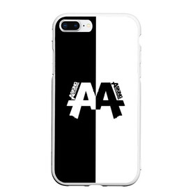 Чехол для iPhone 7Plus/8 Plus матовый с принтом Asking Alexandria в Санкт-Петербурге, Силикон | Область печати: задняя сторона чехла, без боковых панелей | aa | alexandria | asking | аа | александрия | аликсандрия | аскен | аскин | аскинг | бен брюс | группа | дэнни уорсноп | метал | музыка | пост | рок | хэви | электроникор