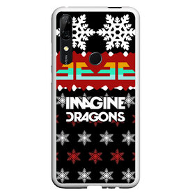 Чехол для Honor P Smart Z с принтом Праздничный Imagine Dragons в Санкт-Петербурге, Силикон | Область печати: задняя сторона чехла, без боковых панелей | альтернативный | американская | группа | драгонс | имеджин | инди | индирок | новогодний | поп | рождество | рок | свитер | электроник