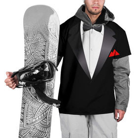 Накидка на куртку 3D с принтом Смокинг в Санкт-Петербурге, 100% полиэстер |  | Тематика изображения на принте: жених | муж | свадьба | смокинг | смокинг для жениха