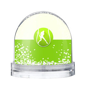 Снежный шар с принтом Теннис в Санкт-Петербурге, Пластик | Изображение внутри шара печатается на глянцевой фотобумаге с двух сторон | sport | логотип | мяч | спорт | теннис