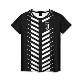 Женская футболка 3D с принтом Juventus 2018 Creative #2 в Санкт-Петербурге, 100% полиэфир ( синтетическое хлопкоподобное полотно) | прямой крой, круглый вырез горловины, длина до линии бедер | juventus | футбол | футбольный клуб | ювентус
