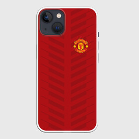 Чехол для iPhone 13 с принтом Manchester United Creative 1 в Санкт-Петербурге,  |  | emirates | fc | manchester united | абстракция | геометрия | зож | клуб | линии | манчестер юнайтед | модные | мяч | россии | спорт | спортивные | стиль | тренды | футбол | футбольный клуб | экстрим | эмблема