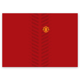 Поздравительная открытка с принтом Manchester United Creative #1 в Санкт-Петербурге, 100% бумага | плотность бумаги 280 г/м2, матовая, на обратной стороне линовка и место для марки
 | emirates | fc | manchester united | абстракция | геометрия | зож | клуб | линии | манчестер юнайтед | модные | мяч | россии | спорт | спортивные | стиль | тренды | футбол | футбольный клуб | экстрим | эмблема