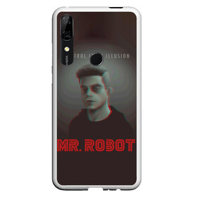 Чехол для Honor P Smart Z с принтом Mr Robot в Санкт-Петербурге, Силикон | Область печати: задняя сторона чехла, без боковых панелей | mister robot | mr robot | rami malek | мистер робот | рами малек