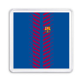 Магнит 55*55 с принтом FC Barcelona 2018 Creative в Санкт-Петербурге, Пластик | Размер: 65*65 мм; Размер печати: 55*55 мм | fc | fc barcelona | fcb | барселона | мяч | спорт | футбол | футбольный клуб