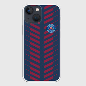 Чехол для iPhone 13 mini с принтом PSG LOGO ORIGINAL UNIFORM | ПСЖ ФОРМА в Санкт-Петербурге,  |  | Тематика изображения на принте: fc | fly emirates | paris | psg | лого | париж | псж | спорт | спортивные | фк | футбольный клуб