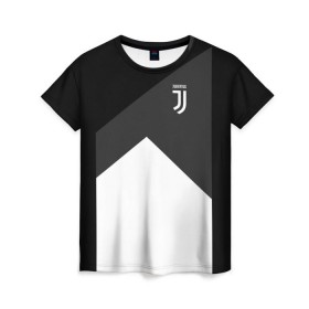 Женская футболка 3D с принтом Juventus 2018 Original #8 в Санкт-Петербурге, 100% полиэфир ( синтетическое хлопкоподобное полотно) | прямой крой, круглый вырез горловины, длина до линии бедер | juventus | спорт | футбол | футбольный клуб | ювентус