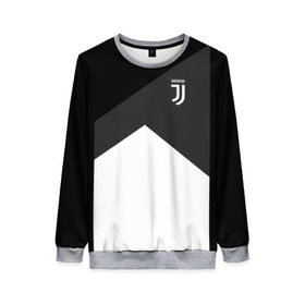 Женский свитшот 3D с принтом Juventus 2018 Original #8 в Санкт-Петербурге, 100% полиэстер с мягким внутренним слоем | круглый вырез горловины, мягкая резинка на манжетах и поясе, свободная посадка по фигуре | juventus | спорт | футбол | футбольный клуб | ювентус