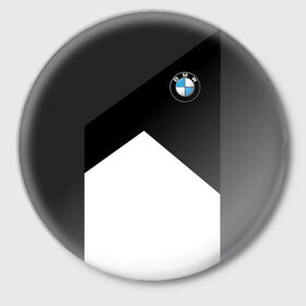 Значок с принтом BMW 2018 SportWear #3 в Санкт-Петербурге,  металл | круглая форма, металлическая застежка в виде булавки | bmw | автомобильные | бмв | машины