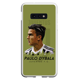 Чехол для Samsung S10E с принтом Paulo Dybala Juventus FC в Санкт-Петербурге, Силикон | Область печати: задняя сторона чехла, без боковых панелей | dibala | dybala | juve | juventus | juvi | kit | russia | world cup | бонусная | гостевая | дибала | домашняя | италия | футбол | чемпионат мира | юве | ювентус | юви