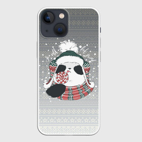Чехол для iPhone 13 mini с принтом So cold, but sweet в Санкт-Петербурге,  |  | зима | новый год | панда | подарок | рождество