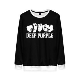 Женский свитшот 3D с принтом Deep Purple в Санкт-Петербурге, 100% полиэстер с мягким внутренним слоем | круглый вырез горловины, мягкая резинка на манжетах и поясе, свободная посадка по фигуре | album | british | deep purple | england | heavy metal | rock group | альбом | англия | британская | рок группа | хеви металл