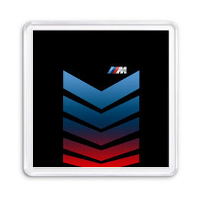 Магнит 55*55 с принтом BMW 2018 Brands colors arrow в Санкт-Петербурге, Пластик | Размер: 65*65 мм; Размер печати: 55*55 мм | bmw | автомобильные | бмв